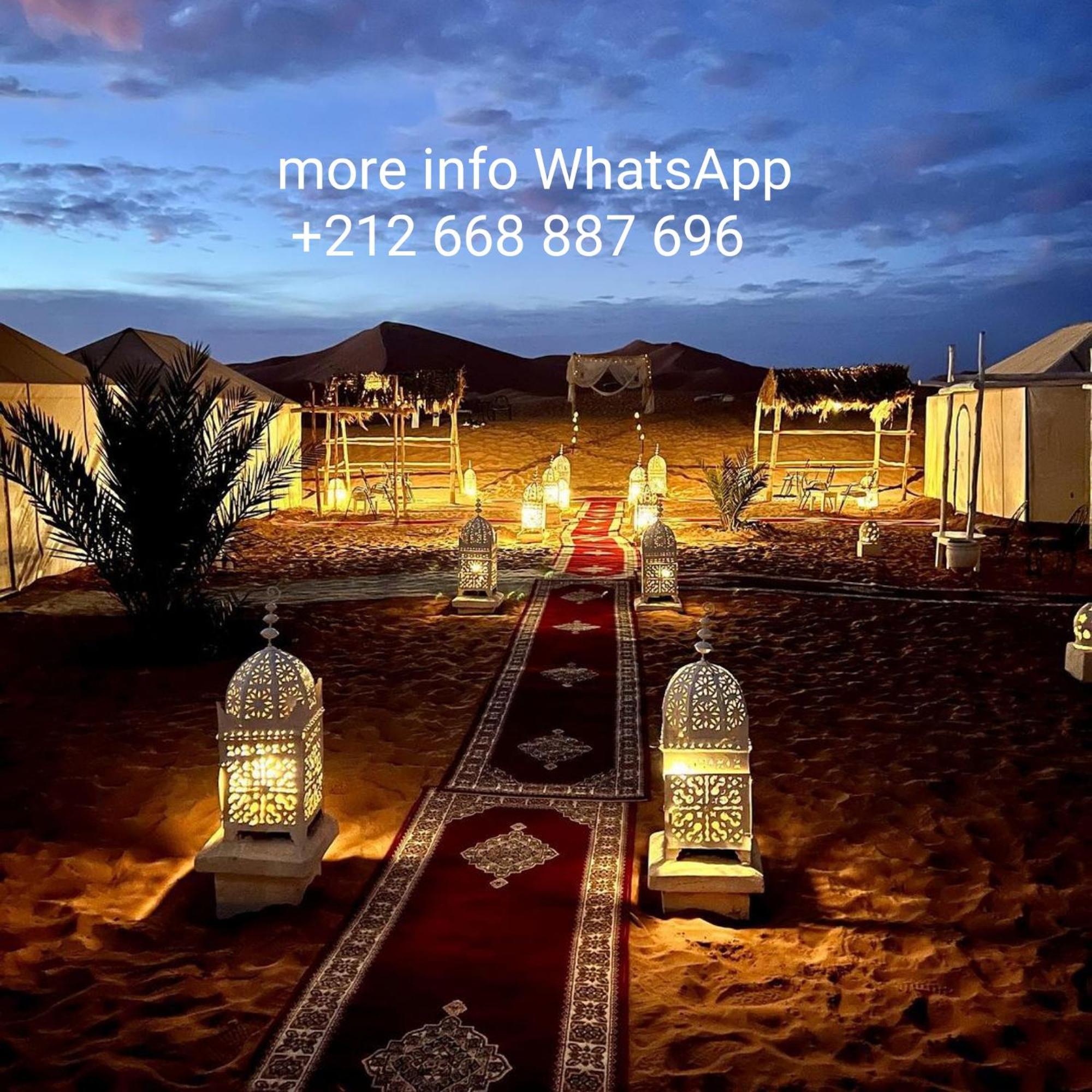 Ahlam Luxury Camp Hotel Merzouga Buitenkant foto